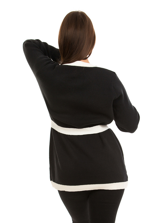 CHEERDUCK/B57 2313 ЧЕРНЫЙ Кардиган женский CHEERDUCK цвет Черный