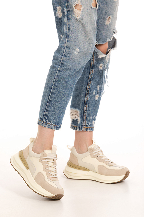 Кроссовки SERGIO MANCHOT цвет Бежевый