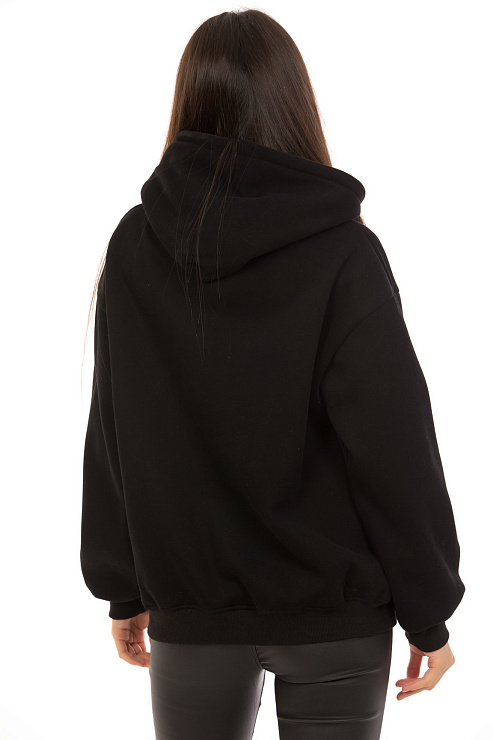YY.SHOP 88010 ЧЕРН. Худи женское CHEERDUCK цвет Черный