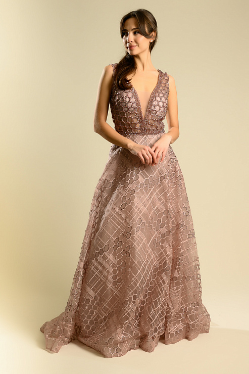 BELLABOA 1007 РОЗОВЫЙ Вечернее платье BELLABOA цвет Розовый