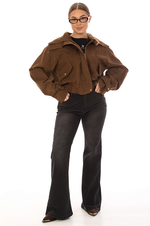 CHEERDUCK/2C22 25115 Т.КОРИЧНЕВЫЙ Куртка д/с CHEERDUCK цвет Коричневый