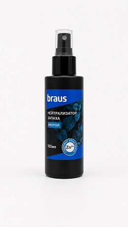 BRAUS Нейтрализатор запаха МЕНТОЛ 100 мл BRAUS цвет 