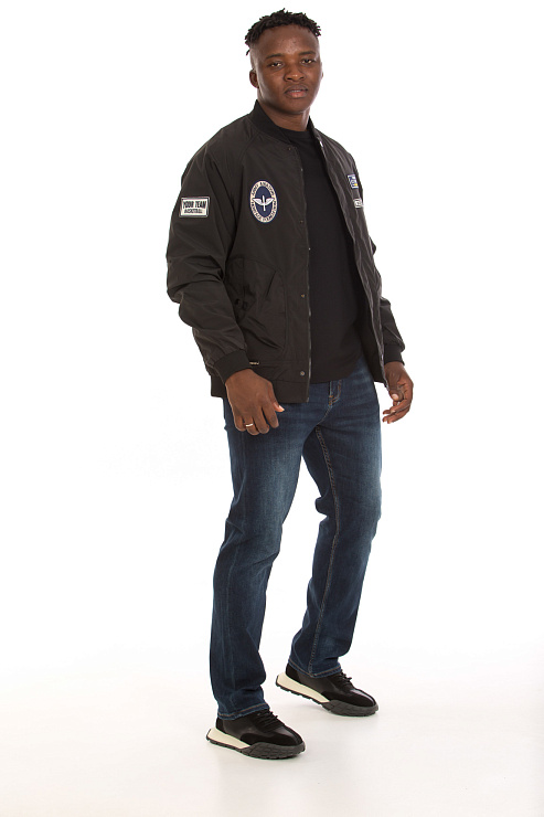 CHEERDUCK/GuaZ 3618-1 ЧЕРНЫЙ Бомбер мужской CHEERDUCK цвет Черный