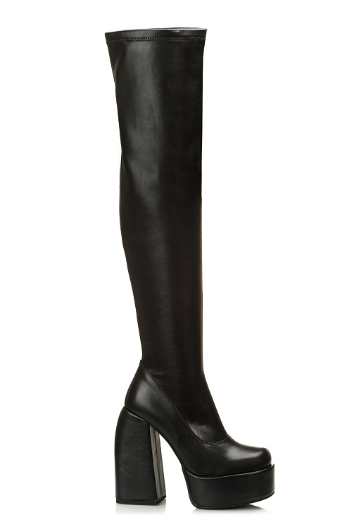 Ботфорты на каблуке SERGIO MANCHOT цвет Черный