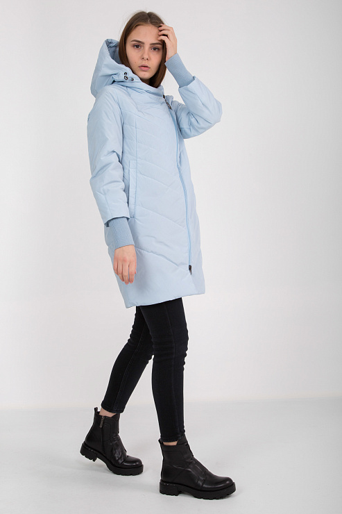 TOWMY 7029 ГОЛУБ. Плащ женский TOWMY цвет Голубой