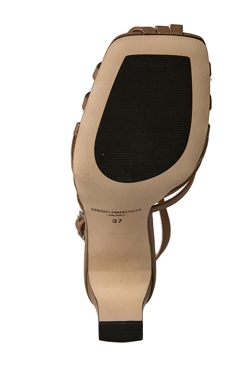 Босоножки на каблуке SERGIO MANCHOT цвет Коричневый