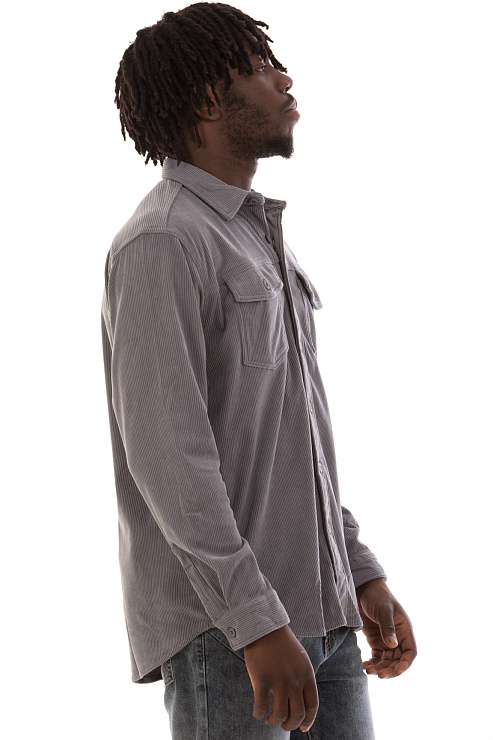 CHEERDUCK/4070 8063 СЕРЫЙ Рубашка мужская CHEERDUCK цвет Серый
