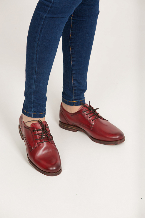Оксфорды TAMARIS цвет Красный