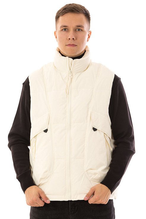 CHEERDUCK/4070 12 БЕЖЕВЫЙ Жилет мужской CHEERDUCK цвет Молочный