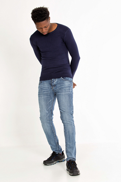 CHEER&DUCK/Yi deng lu 1938 ТЕМН. СИН. Джемпер CHEERDUCK цвет Синий