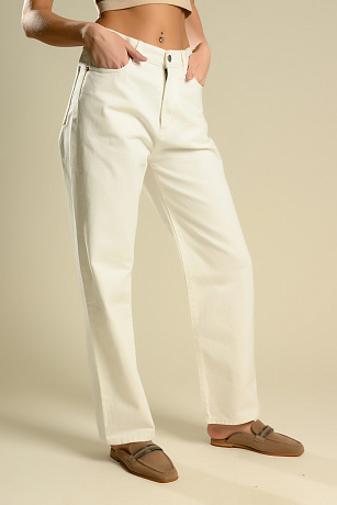 BELLABOA 111-164 БЕЛЫЙ Джинсы женские BELLABOA цвет Белый