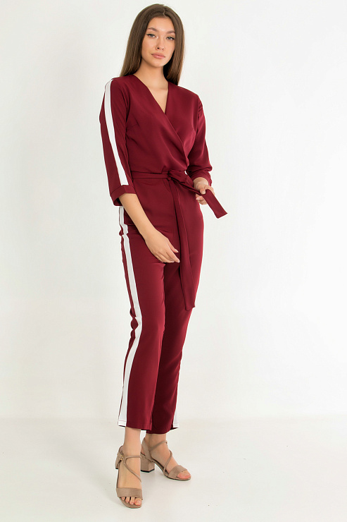 CHEER&DUCK/2C122 1017 БОРДО Комбинезон женский CHEERDUCK цвет Красный