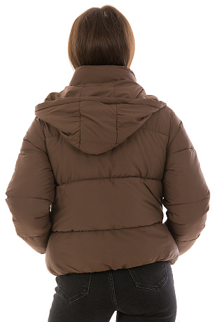 CHEERDUCK/2C22 A925 КОРИЧНЕВЫЙ Куртка женская CHEERDUCK цвет Коричневый