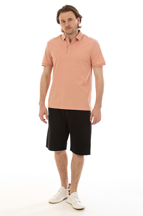 CHEERDUCK/4070 2508 ПЕРСИК Поло мужское CHEERDUCK цвет Оранжевый