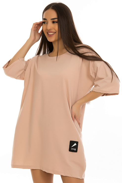 CHEERDUCK/THUC 112 БЕЖЕВЫЙ Платье  CHEERDUCK цвет Бежевый