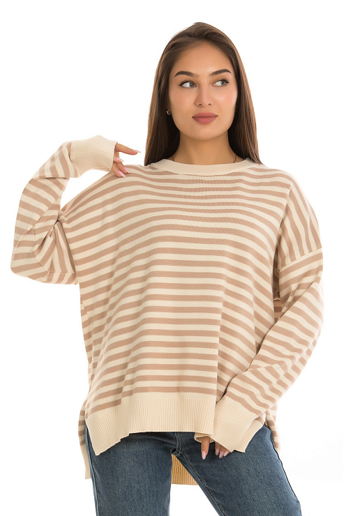 CHEERDUCK/11011 273 БЕЖЕВЫЙ Свитер женский CHEERDUCK цвет Бежевый