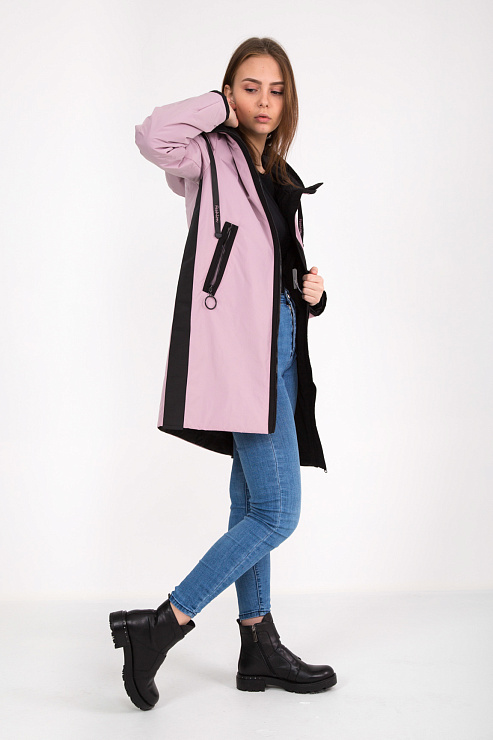 TOWMY 7088 РОЗОВ. Плащ женский TOWMY цвет Розовый