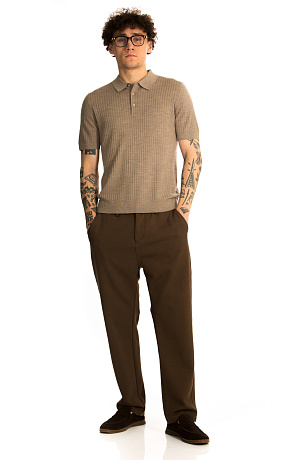 CHEERDUCK/4070 jFW 13 КОРИЧНЕВЫЙ Поло мужское CHEERDUCK цвет Коричневый