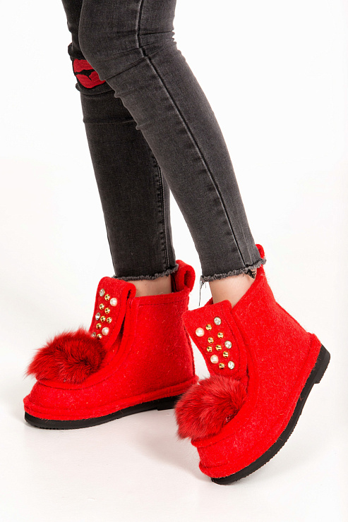 Валенки SUMMERGIRL цвет Красный