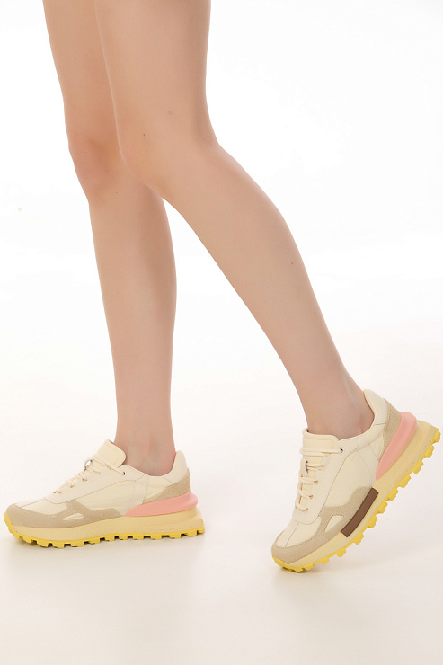 Кроссовки SERGIO MANCHOT цвет Бeжевый