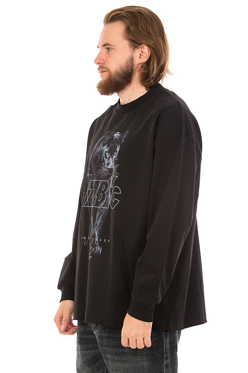 CHEERDUCK/4070 1193 ЧЕРНЫЙ Свитшот мужской CHEERDUCK цвет Черный