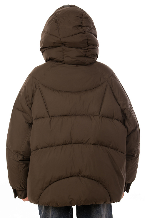 TOWMY A070 КОРИЧНЕВЫЙ Пуховик женский TOWMY цвет Коричневый