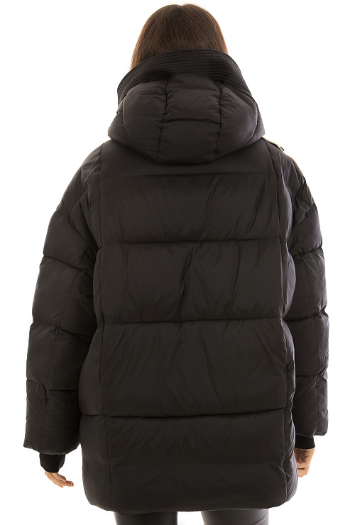 YIMOSIS 1619 ЧЕРНЫЙ Пуховик женский YIMOSIS цвет Черный