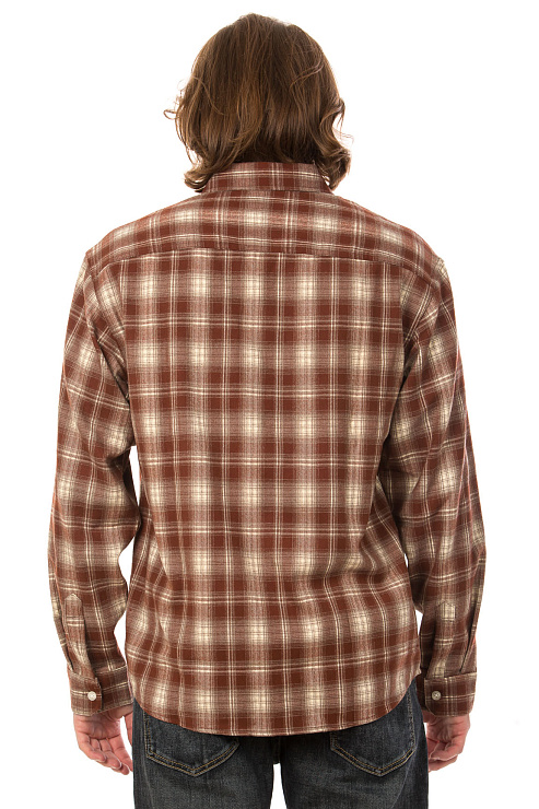 CHEERDUCK/4070 8096 БОРДОВЫЙ Рубашка мужская CHEERDUCK цвет Коричневый