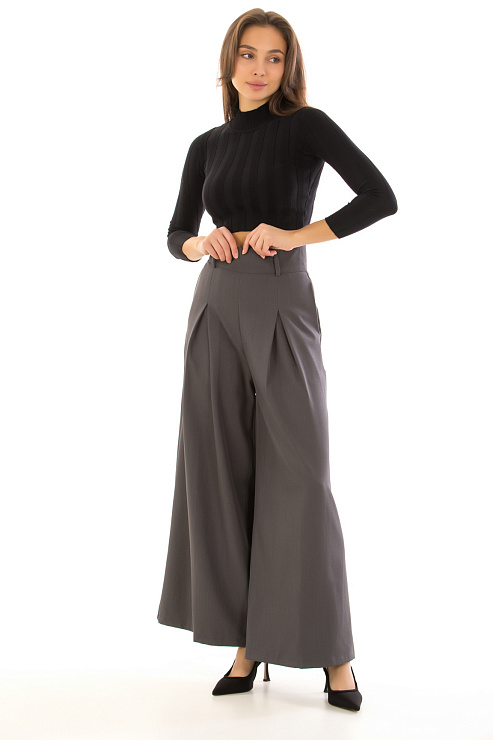 CHEERDUCK/NEW 0179 СЕРЫЙ Брюки женские классические CHEERDUCK цвет Серый