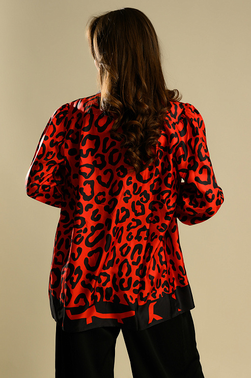 BELLABOA 111-143 КРАСНЫЙ Блуза женская BELLABOA цвет Красный