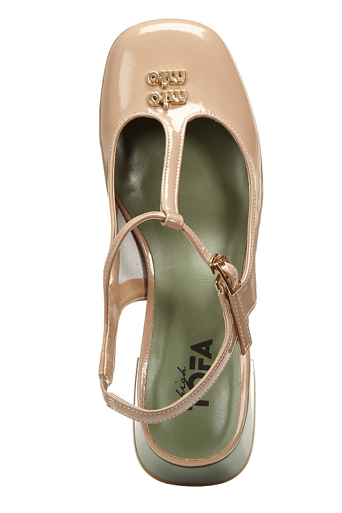 Туфли на каблуке ТОФА цвет Бежевый