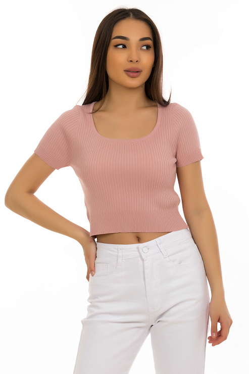 CHEERDUCK/zhinvpopvlor 568 СВ. РОЗОВЫЙ Топ женский CHEERDUCK цвет Розовый