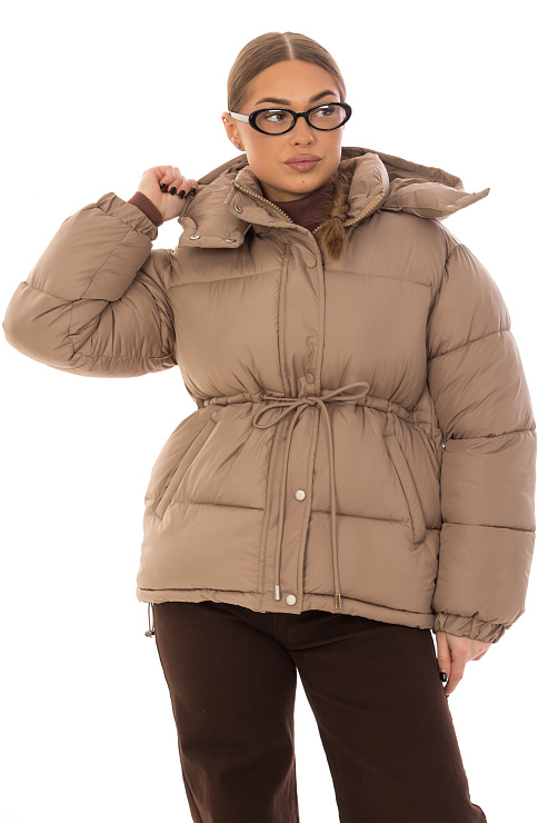 CHEERDUCK/2025 K6822 СВ.КОРИЧНЕВЫЙ Куртка д/с CHEERDUCK цвет Коричневый