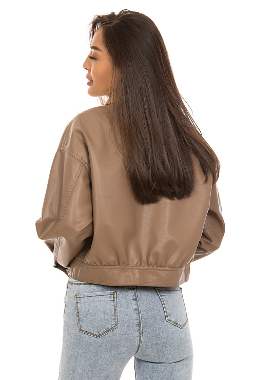 CHEER&DUCK/2025 2141 КОРИЧН. Куртка женская CHEERDUCK цвет Коричневый