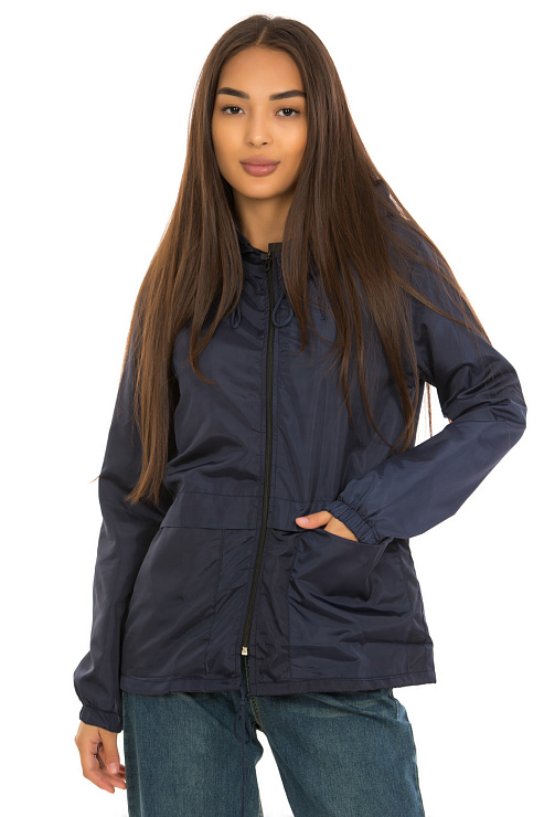 CHEER&DUCK/MUHR 19203 ТЕМН.СИН. Ветровка женская CHEERDUCK цвет Синий