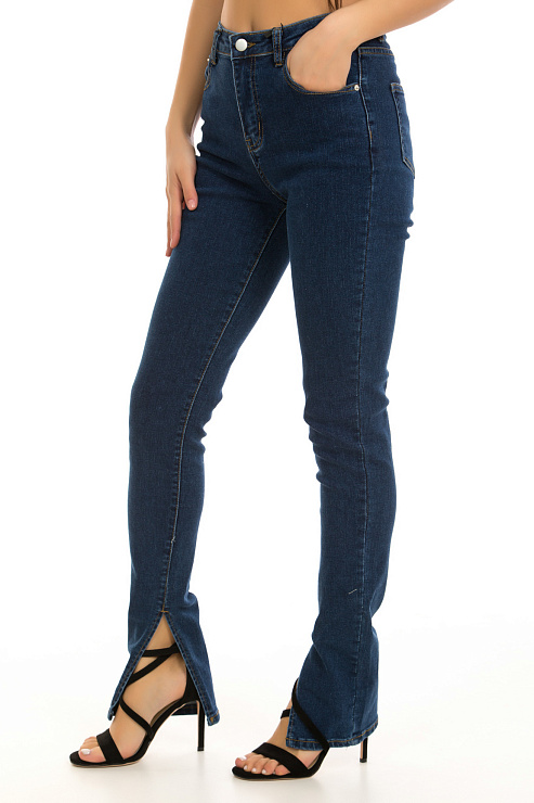 CHEERDUCK/2C19 9133 СИНИЙ Джинсы женские CHEERDUCK цвет Синий