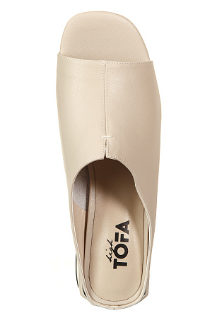 Сабо на каблуке ТОФА цвет Бежевый