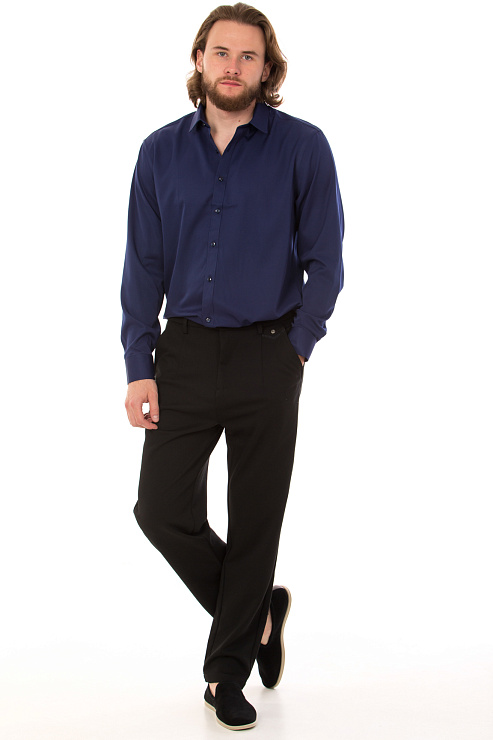 CHEERDUCK/2C87 8543 СИНИЙ Рубашка мужская CHEERDUCK цвет Синий