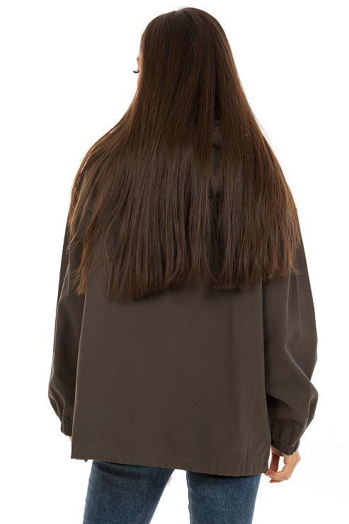 CHEERDUCK/XIAO JUN 8819 КОРИЧНЕВЫЙ Ветровка женская CHEERDUCK цвет Коричневый