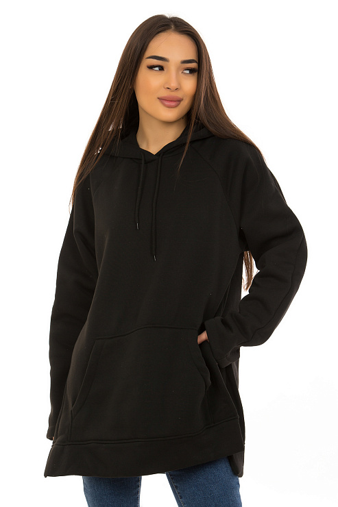 CHEERDUCK/NUR 424 ЧЕРНЫЙ Худи женские CHEERDUCK цвет Черный