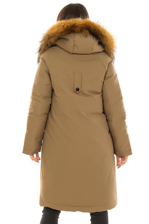 GRACE 056 КОРИЧН Парка женская GRACE цвет Коричневый