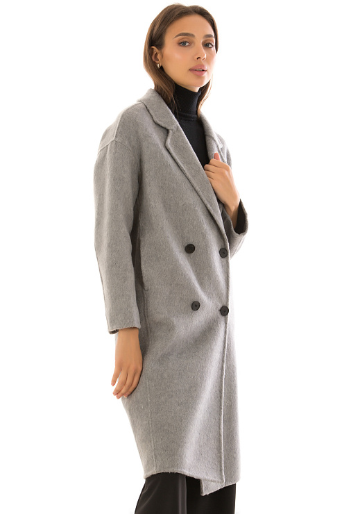 CHEERDUCK/5078 2929 СЕРЫЙ Пальто женское CHEERDUCK цвет Серый