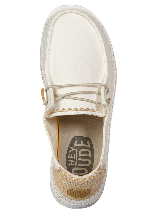 Мокасины HEYDUDE цвет Белый
