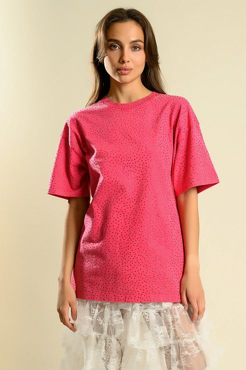 BELLABOA 111-214 ФУКСИЯ Футболка женская BELLABOA цвет Фуксия