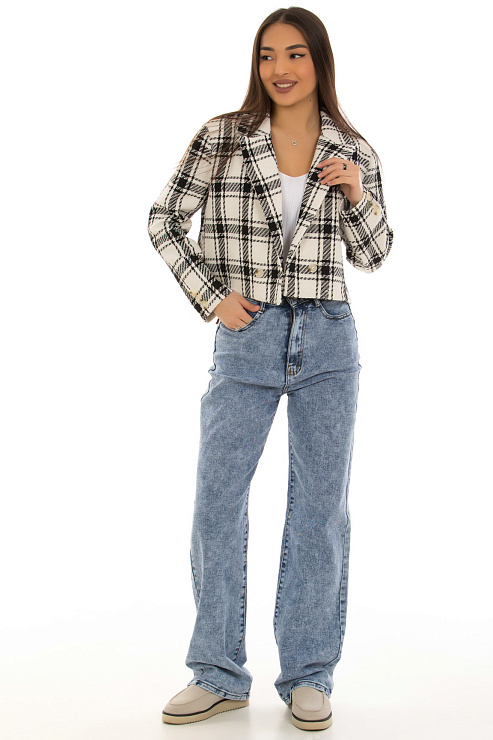 CHEERDUCK/GJ187 8514 БЕЛЫЙ Жакет женский CHEERDUCK цвет Белый