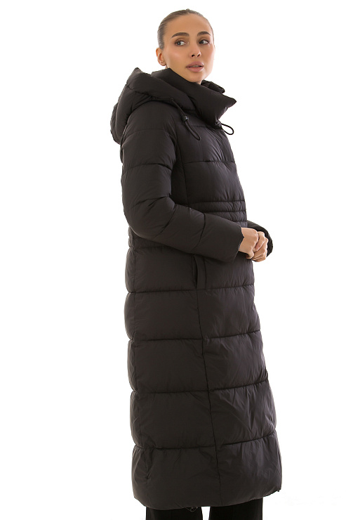 TOWMY 2366 ЧЕРНЫЙ Пуховик женский TOWMY цвет Черный