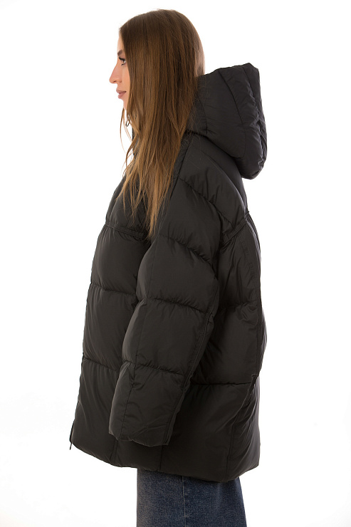 TOWMY C393 ЧЕРНЫЙ Пуховик женский TOWMY цвет Черный