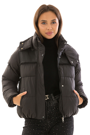 CHEERDUCK/2C22 A925 ЧЕРНЫЙ Куртка женская CHEERDUCK цвет Черный
