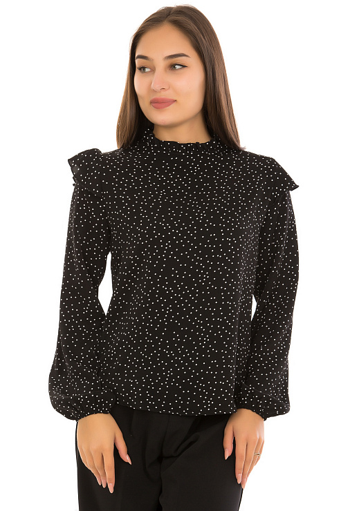 CHEER&DUCK/MUHR 0030 ЧЕРНЫЙ Блуза женская CHEERDUCK цвет Черный