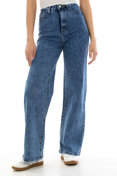 Fashion S-2201 СИНИЙ Джинсы женские FASHION цвет Синий